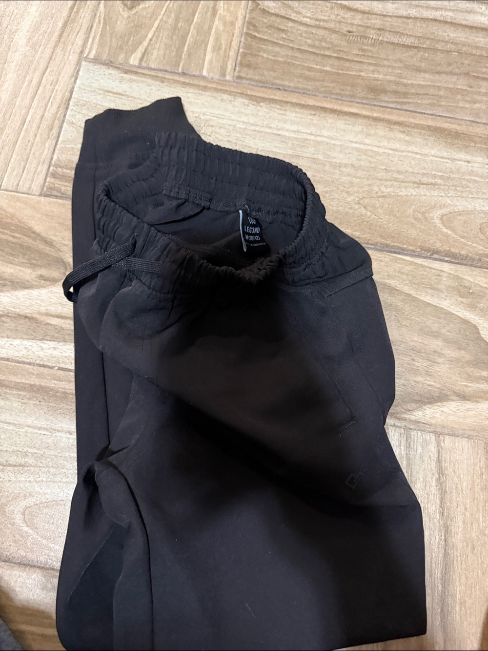 Kids Black Jogger Sweatpants with Elastic Waist